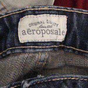 Aeropostale straight leg dark wash jeans